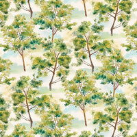 Wilmington Prints - Deer Meadow Trees Green