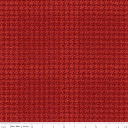 Riley Blake Fabrics - All About Plaids - Houndstooth Red