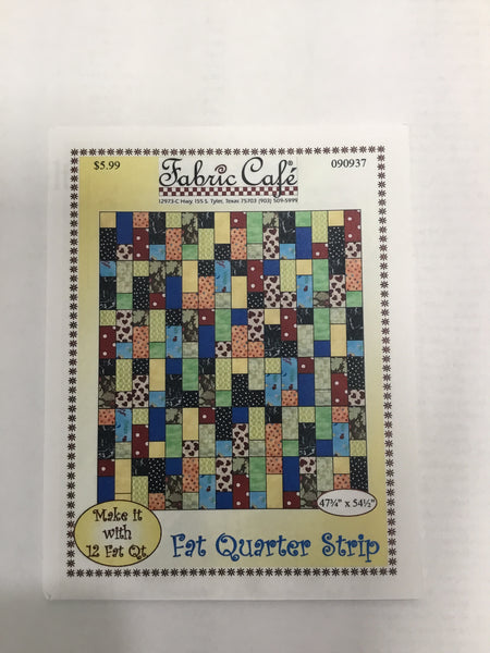 Fabric Cafe - Quilt Pattern - Fat Quarter Strip