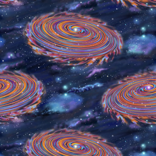 Blank Quilting - Galaxy Blast - Spinning Planets