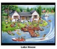 Marshall Dry Goods - Lake House - Panel
