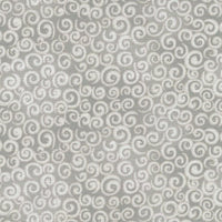 Blank Quilting - Spirals Metallic - Light Gray