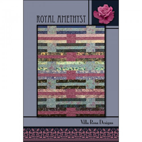 Villa Rosa Designs - Quilt Pattern - Royal Amethyst