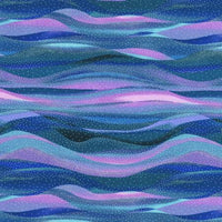 Robert Kaufman Fabrics - In The Moonlight - Stripes Lilac with Metallic