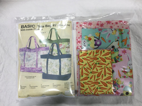 Basic Tote Bag #2 (Version 1) - Easter Fun Kit