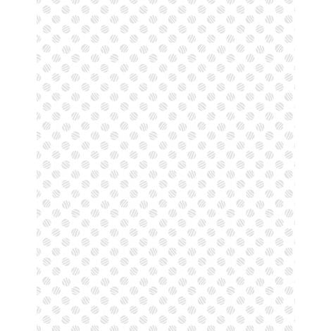 Wilmington Prints - Essentials White-Lite - Lined Dots White on White