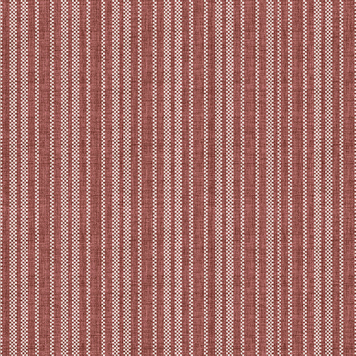 Benartex - English Autumn - Stripe Ruby