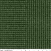Riley Blake Fabrics - All About Plaids - Houndstooth Green