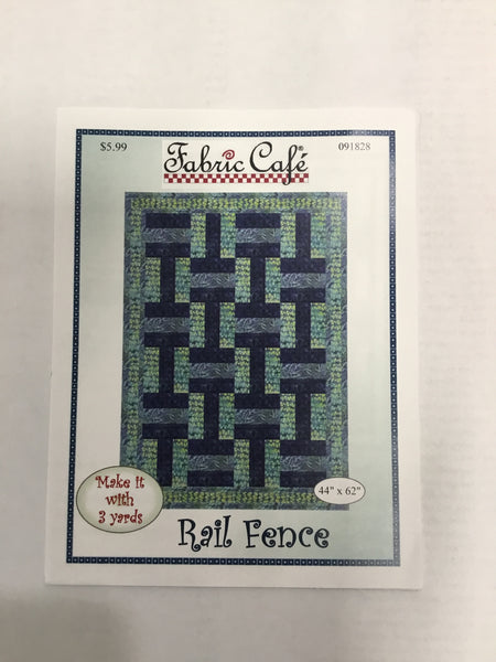 Fabric Cafe - Quilt Pattern - Rail Fence