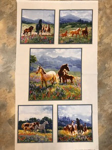 Panel - Wildflowers Trails Horse