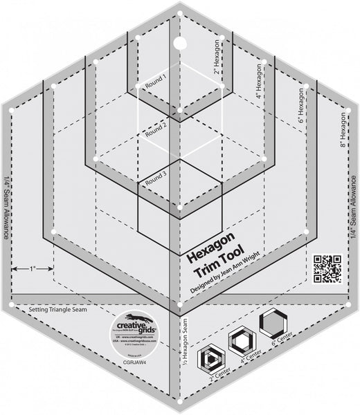 34B - Creative Grids - Hexagon Trim Tool