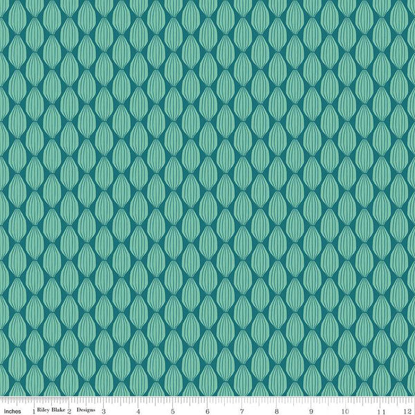 Riley Blake Fabrics - Midsummer Meadow - Seeded Teal