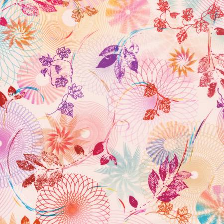 Robert Kaufman Fabrics - Loose Leaf - Spiral Peach – Quality Time Quilts &  Fabrics