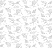 Studio “e” Fabrics - Jewels of the Jungle Digital - Tonal Frog White