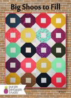 Purple Pineapple Studio - Quilt Pattern - Big Shoos to Fill