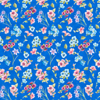 Blank Quilting - Papillon Parade - Small Floral Med. Blue
