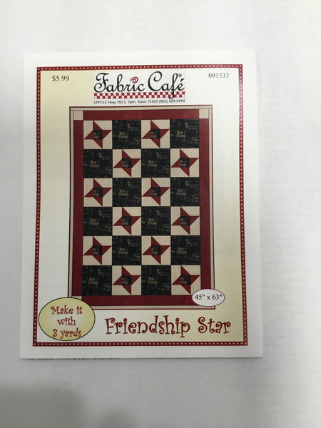 Fabric Cafe - Quilt Pattern - Friendship Star