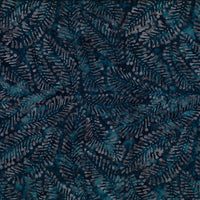 Wilmington Prints - Batik - Packed Ferns Dk. Blue
