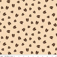 Riley Blake Fabrics - Pinewood Acres Tracks -  Cream