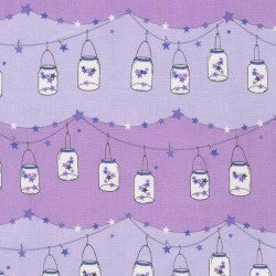 Michael Miller Fabrics - Twinkle Twinkle Little Jars - Purple