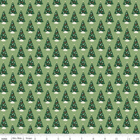Riley Blake Fabrics - Christmas Traditions - Trees Green