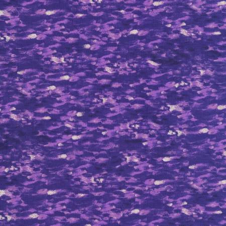 Robert Kaufman Fabrics - In The Moonlight - Water Lilac with Metallic