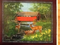Panel - Covered Bridges with Deer