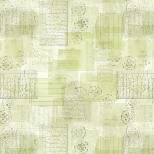 Wilmington Prints - Forest Study - Parchment Allover Green