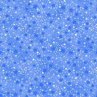A.E. Nathan - Flannel - Comfy Prints Multi Stars Tonal Blue