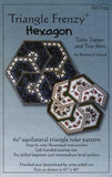 Triangle Frenzy Hexagon Table Topper & Tree Skirt Pattern