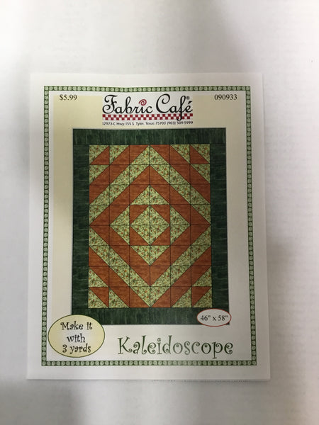 Fabric Cafe - Quilt Pattern - Kaleidoscope