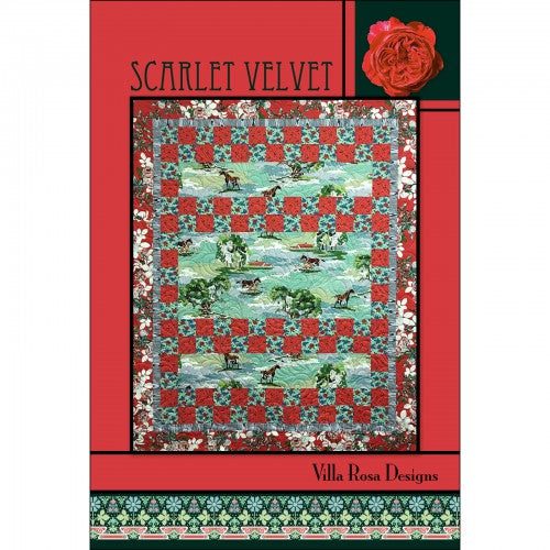 Villa Rosa Designs - Quilt Pattern - Scarlet Velvet