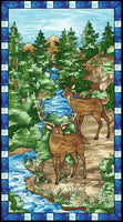 Studio “e” Fabrics - Mosaic Forest - Panel