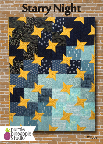 Purple Pineapple Studio - Quilt Pattern - Starry Night