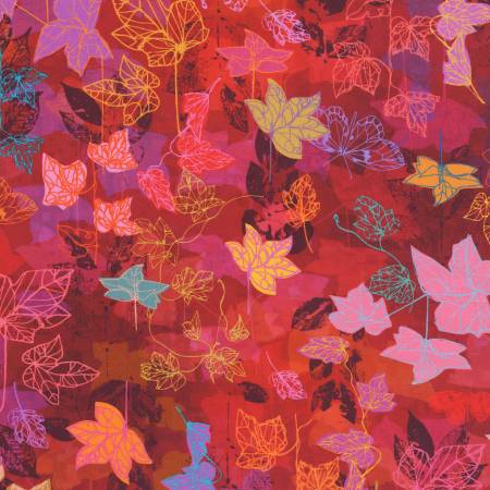 Robert Kaufman Fabrics - Loose Leaf - Leaves Currant