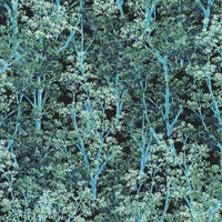 Robert Kaufman Fabrics - In The Moonlight - Trees Forest with Metallic