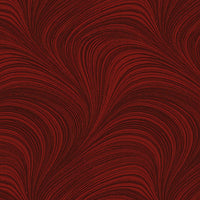 Benartex - 108” Wide Wave Texture - Dark Red