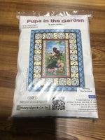 Pups in the Garden Quilt 1 Quilt Kit
